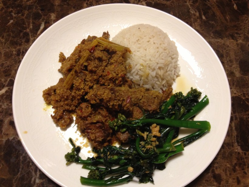 Beef rendang