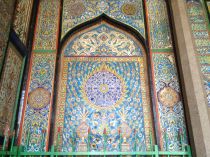 16 century tiles, Persian style in the Sufi shrine of Badhsahi Ashurkhana