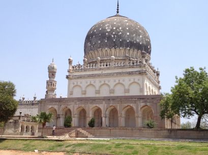 Tomb of Queen Hayat Baksh Begum, wife of founder of Hyderabad 