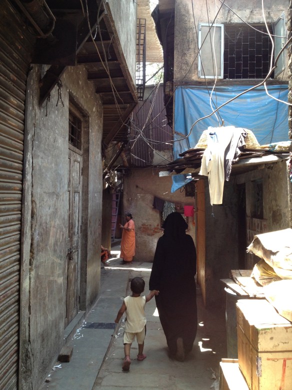 a rather wider slum street!