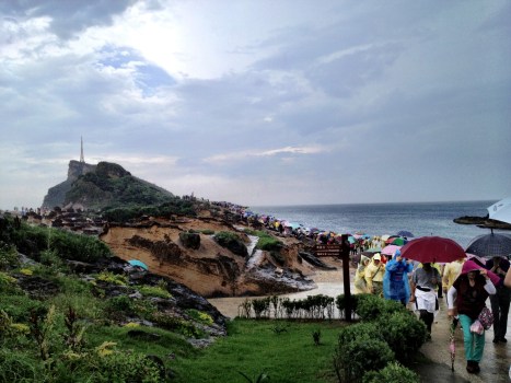 Umbrellas as far as the eye can see