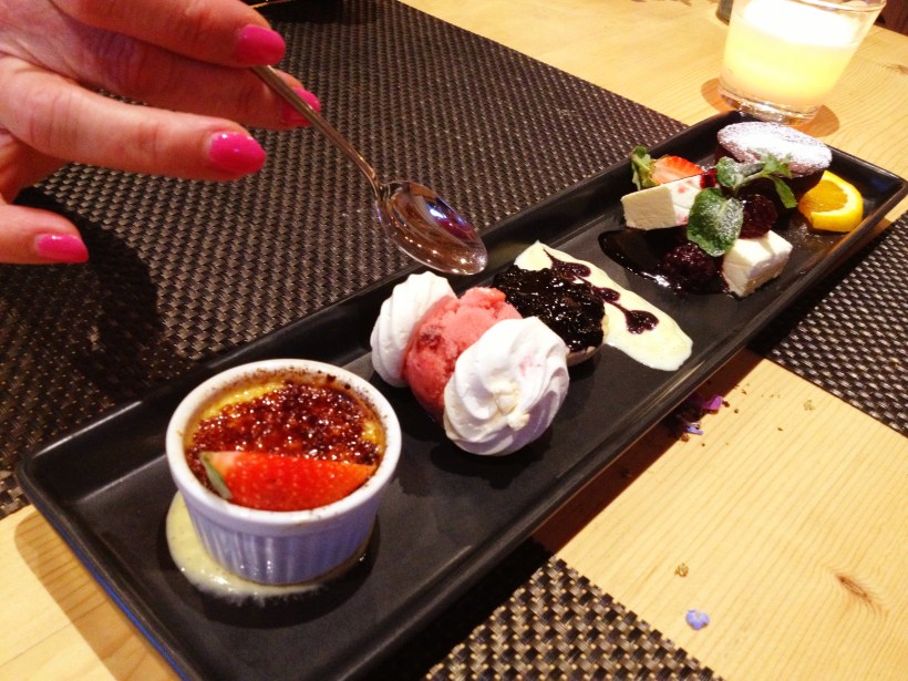 Delicious Cafe Gourmande at the Auberge du Grand Paradis