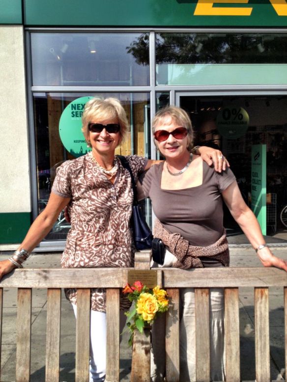 Bonnie and I at the Bench