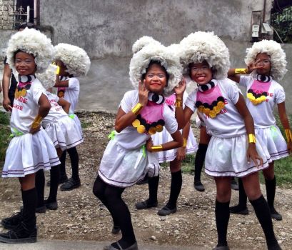 Girls enjoying festival in Danao City