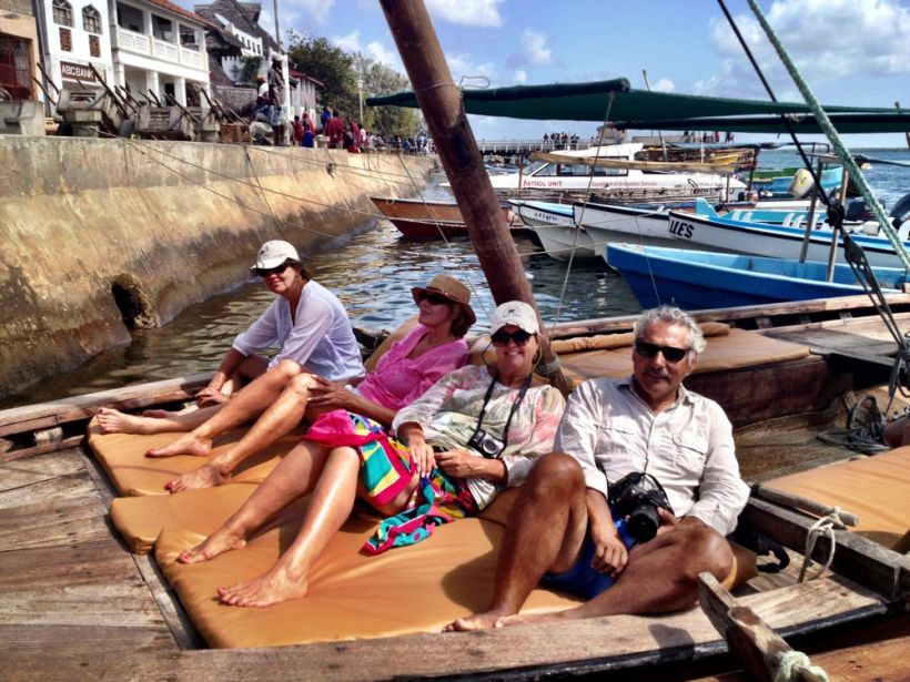Buying the fish in Lamu!
