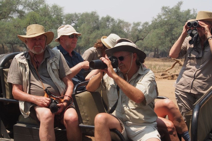 Let's get serious'...Nick, Jean,Catherine (hidden) Tim and Annie