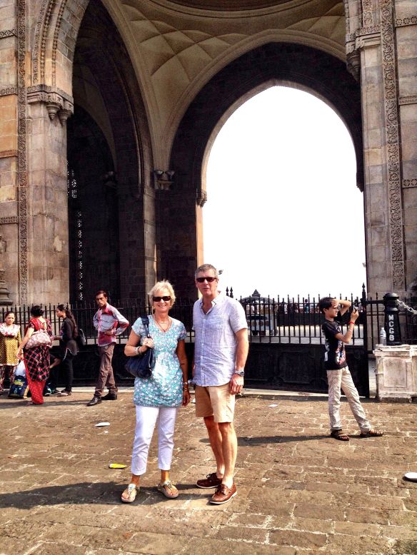 The birthday boy at Mumbai Gateway