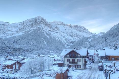 Champery is as pretty as a picture in the snow!
