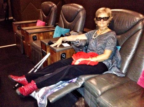 Vicky at the movies!