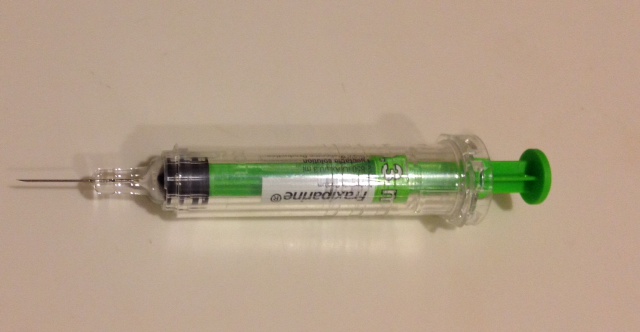 those needles! they joined me in my own mile-high club!