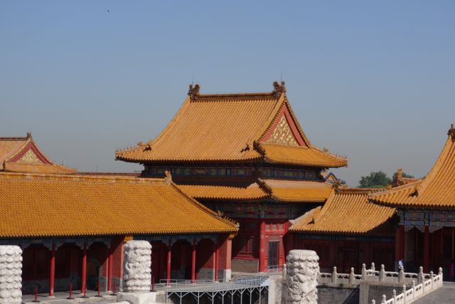 Golden roofs of the \Forbidden City