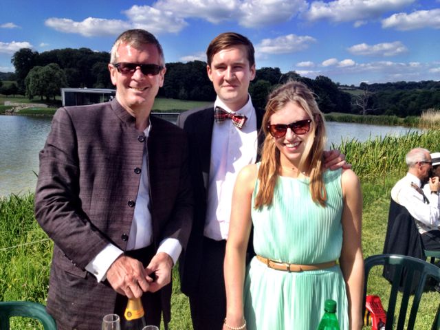 Ross, Tommy and Olivia at Garsington