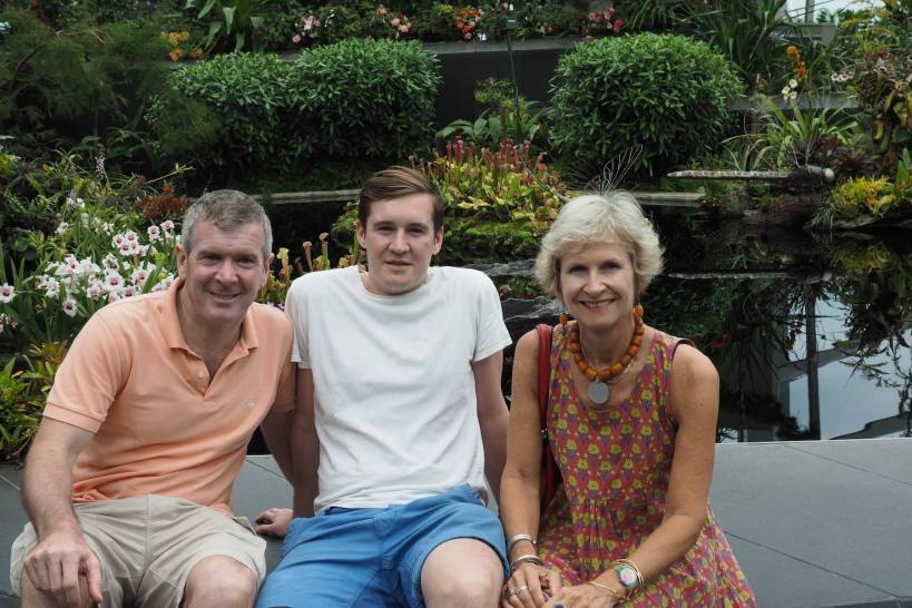 In the cloud forest dome