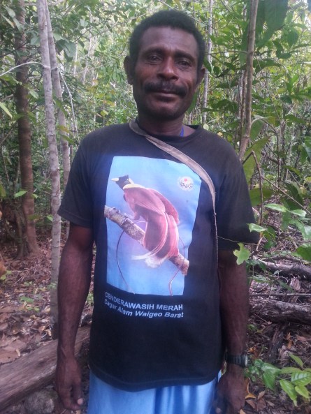 This is what the red bird of paradise would look like if it wasn't just a silhouette in the dawn light!