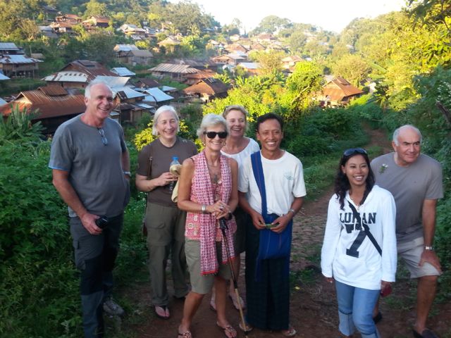 Taking the evening air