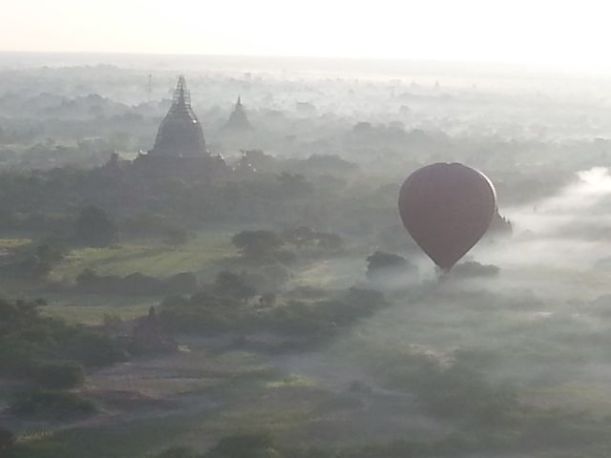 Pagodas at dawn