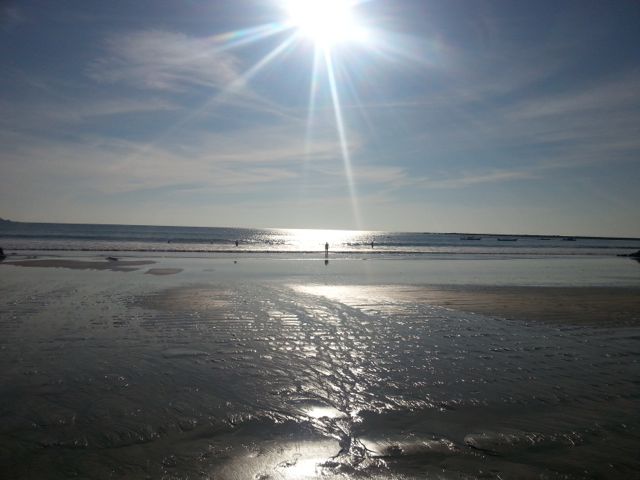 Silver light on the beach