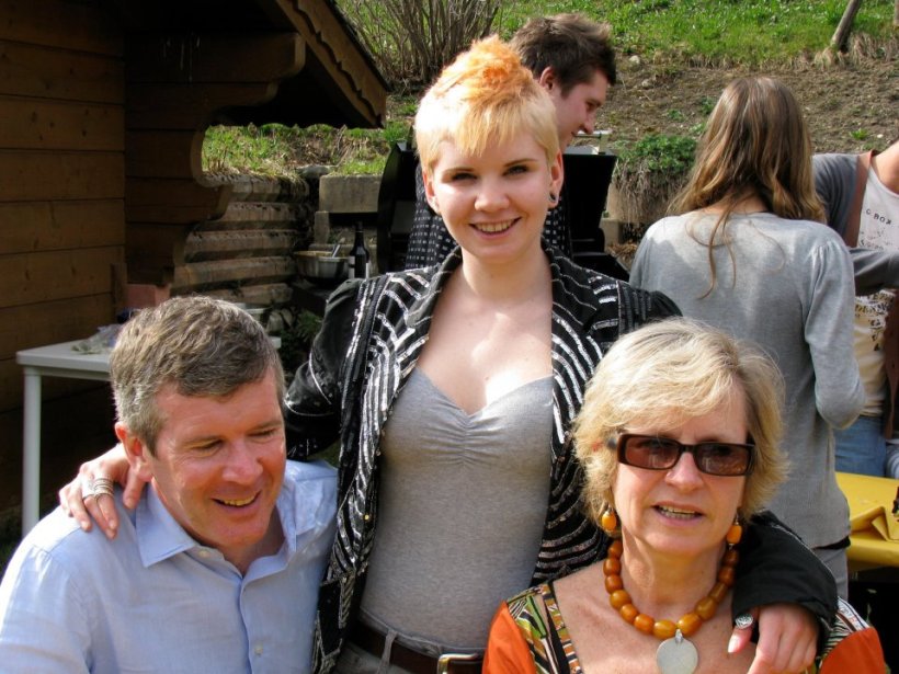 with Louise, Easter 2009