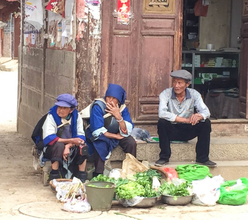 Vegetable sellers by the town gate