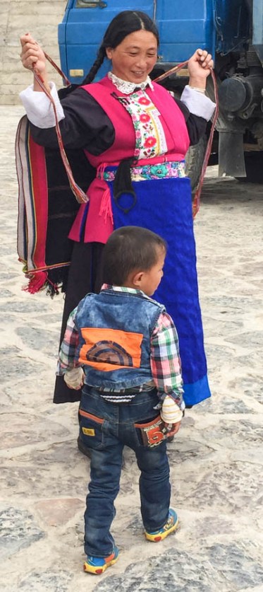 Vistors to the monastery