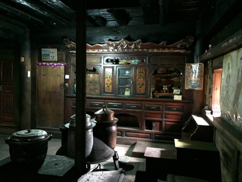 Nothing much has changed inside since teh house was built - old dresser