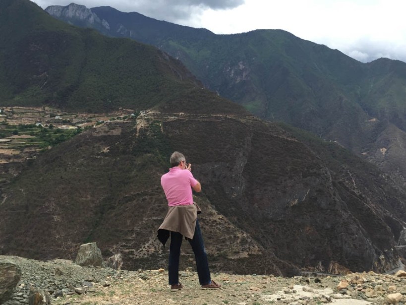 The mountains just outside Shangri LA