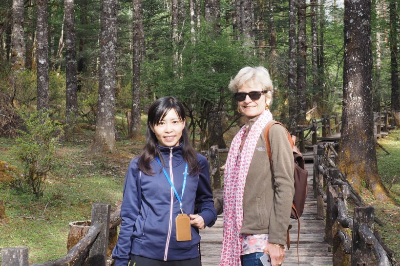 Walking to Spruce Meadow with Nini