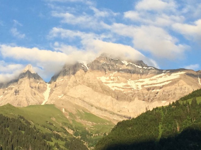 Never tire of this view - the Dents Belaches