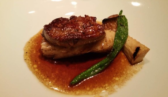 Fish and foie gras at Nobu