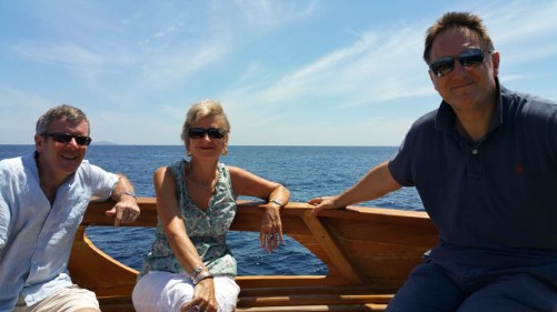 Back home on the boat, with the John Benson