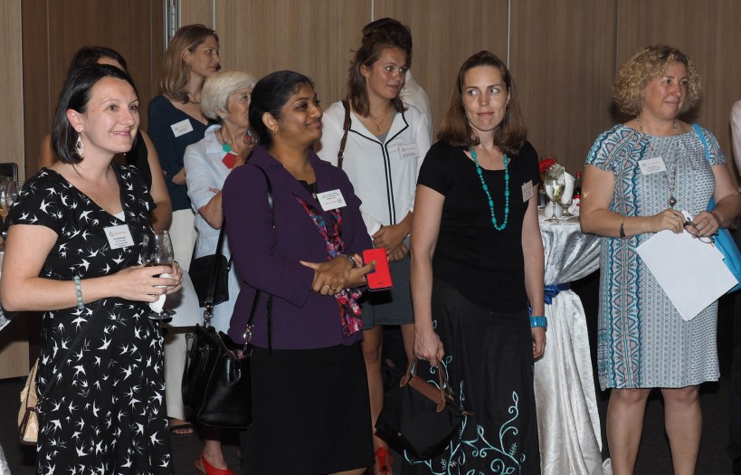 The teachers look interested!