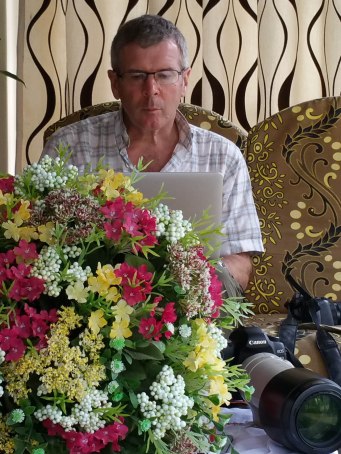 The serious photographer at work!