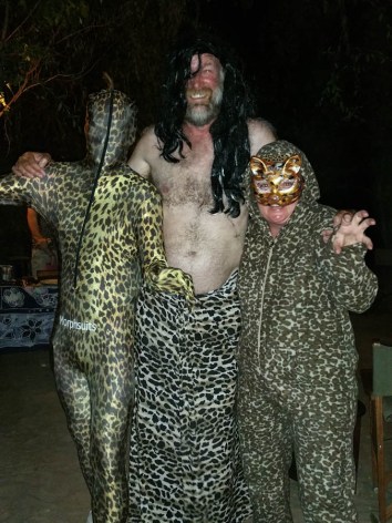 Stretch flanked by Tommy in the ones and Cindy