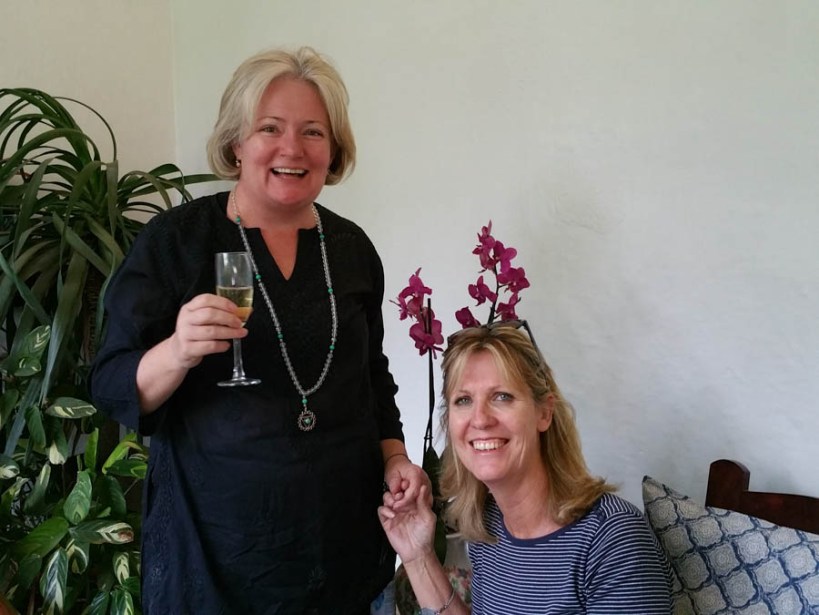 Cindy and Flo catch up