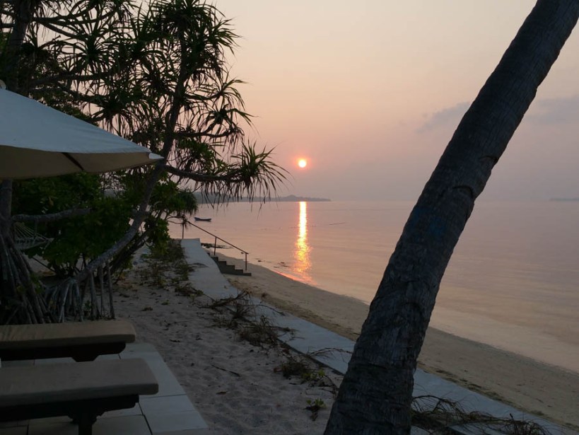 Sunrise from the villa